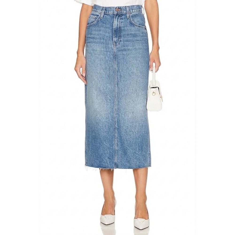 MOTHER Denim The Candy Stick Midi Skirt 28 Dine N Dash Wash Y2K Boho Clean Girl